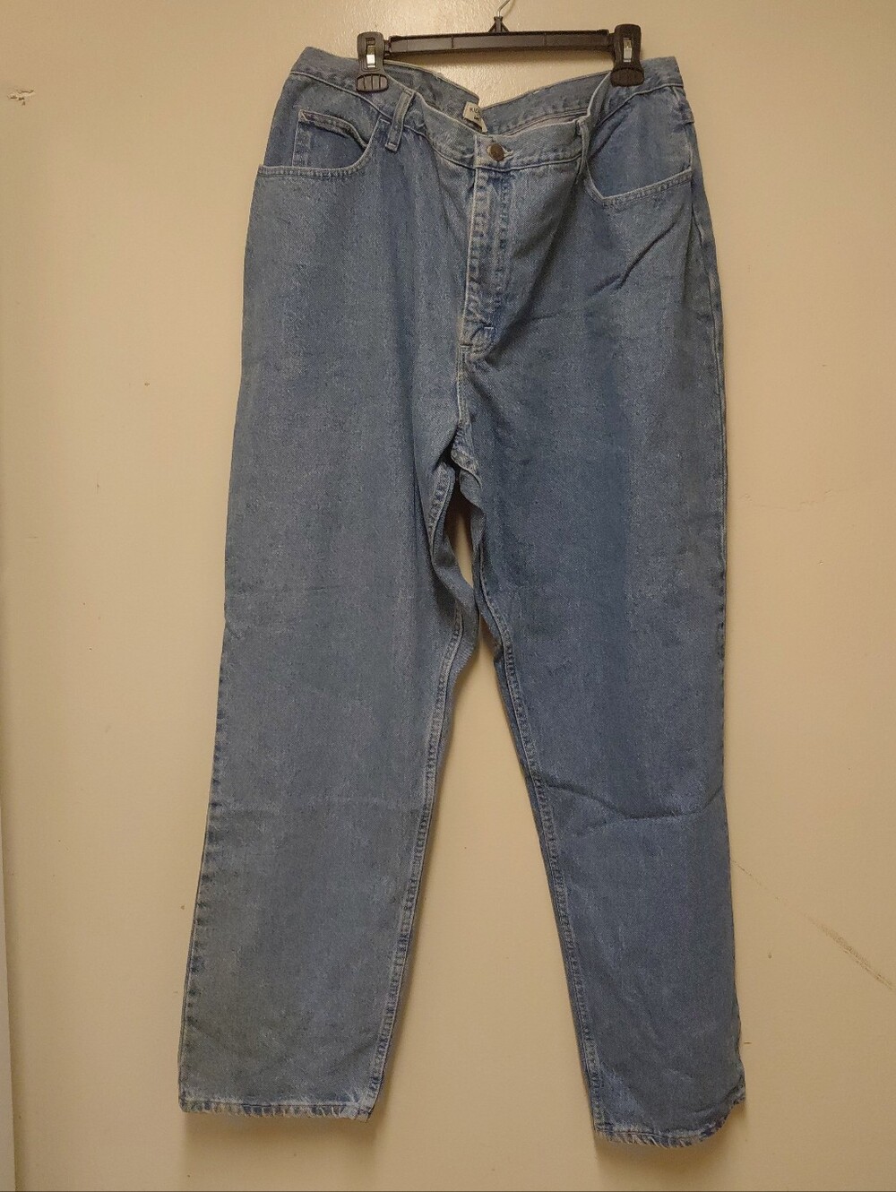 Vintage  Riders By Lee  Relaxed Fit Medium Wash Plus Size Denim Jeans Size 24W